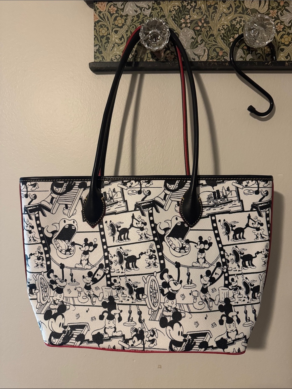 DOONEY & BOURKE Steamboat Willie Mickey Mouse Disney Purse Large Tote Bag - Picture 2 of 14